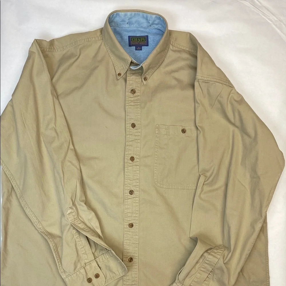 CHAPS RALPH LAUREN size 17  36-37 Button Down